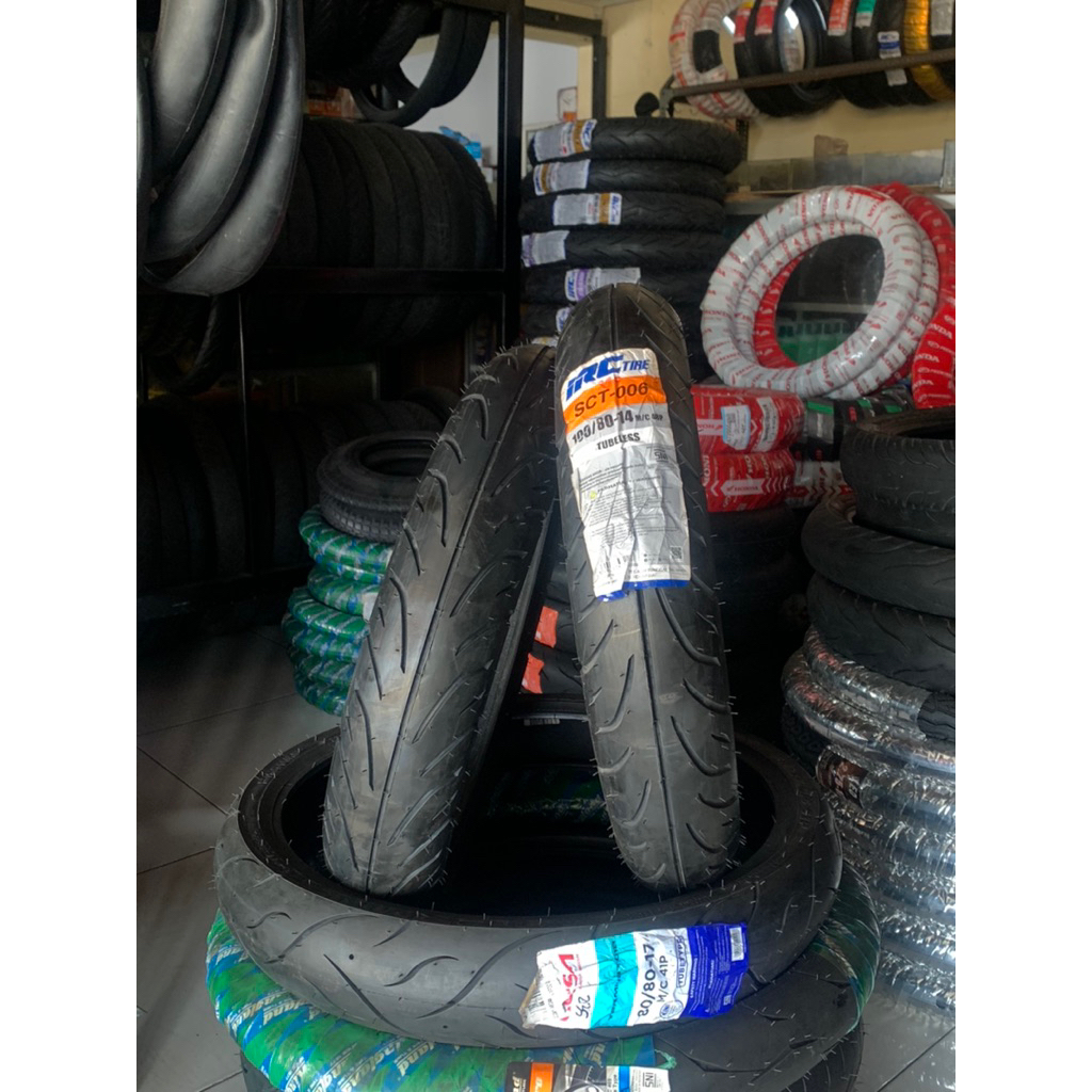 Ban irc ukuran 100/80 ring 14 tubles