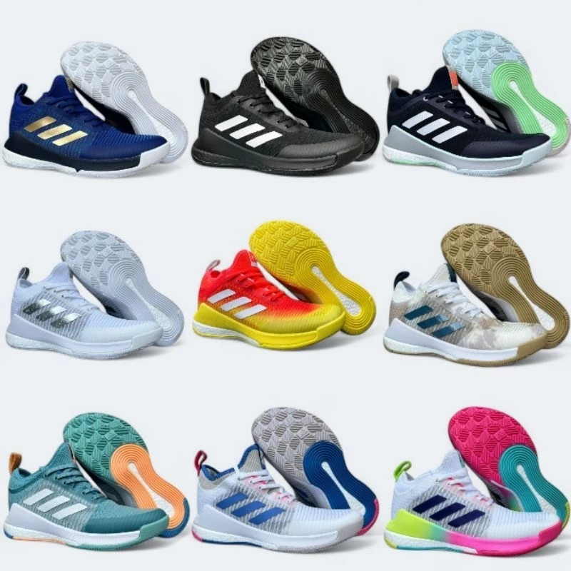 Sepatu Basket / Sepatu Voli / Sepatu Sneakers Adidas Crazyflight Grade Ori