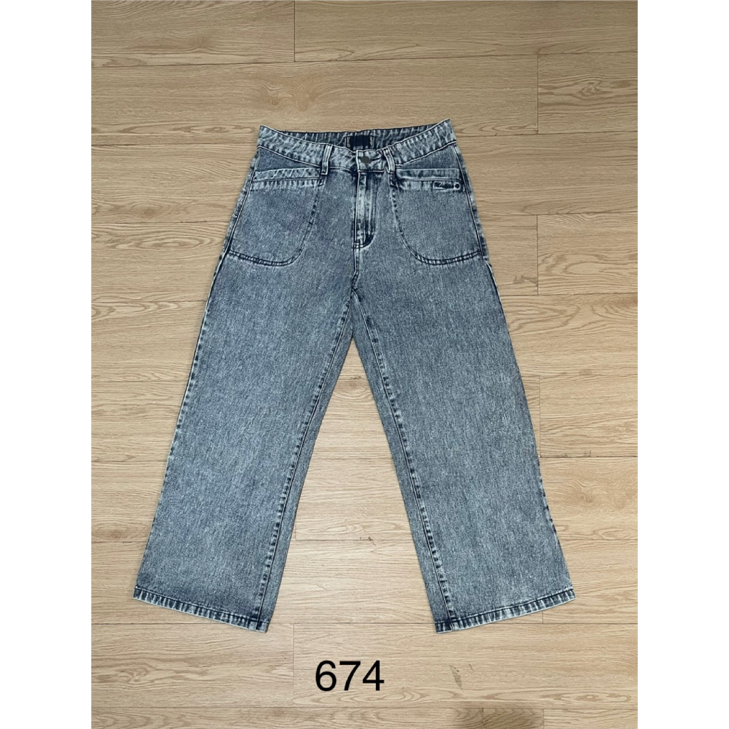 Celana Jeans Wanita 674 Hight Waist, Celana Jeans Kulot Wanita Hight Waist