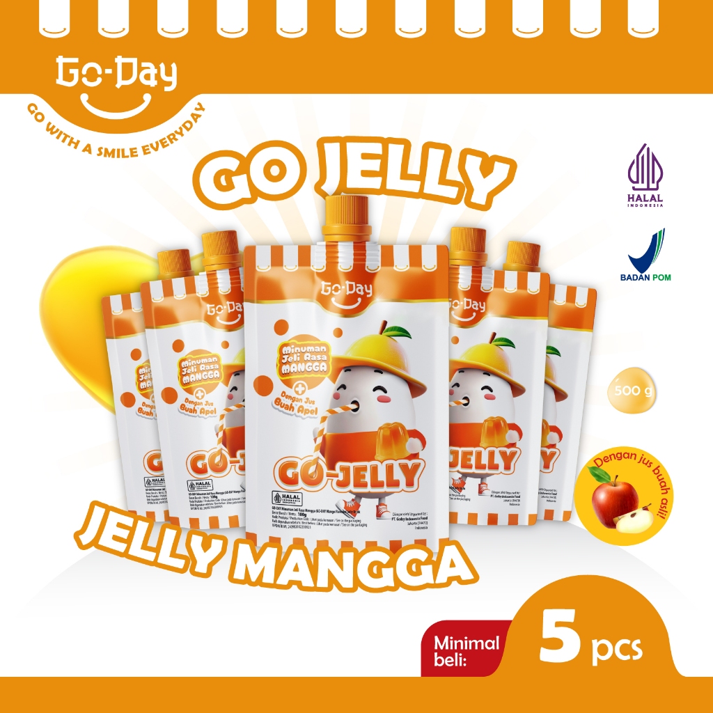 

GoDay Minuman Jeli Rasa Mangga Minimal 5 Pcs