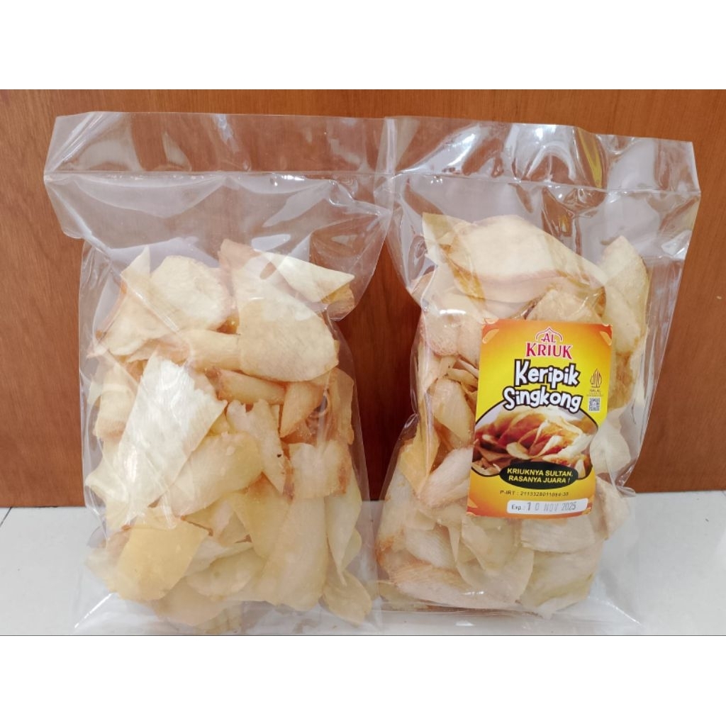 

{WAJIB COBAIN} Snack Al Kriuk Keripik Singkong Asin Gurih 250gram