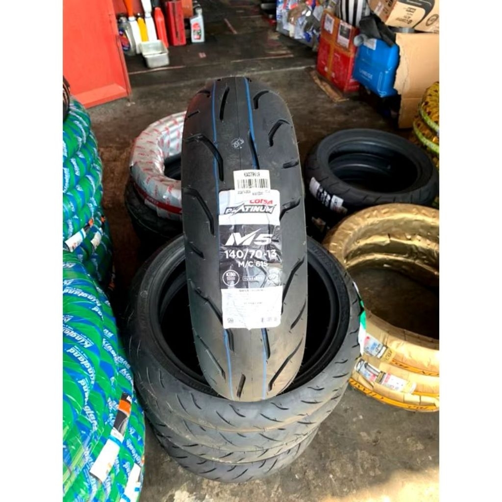 (FREE PENTIL) 140/70-13 CORSA M5 TUBELESS RING 14