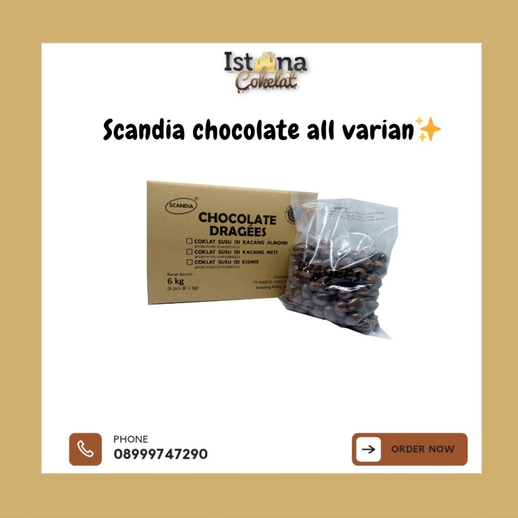 

Aneka Cokelat Scandia 1kg