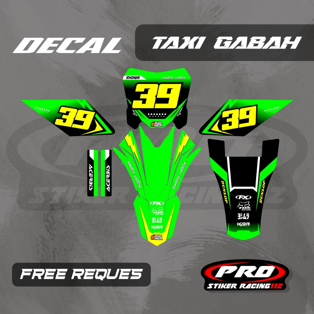 DECAL OJEK GABAH DECAL TAXI GABAH DECAL ANGKUT GABAH FREE CUSTOM