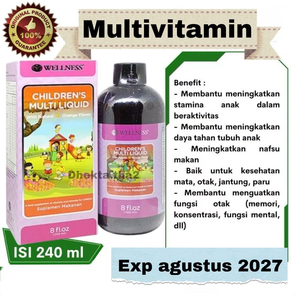 WELLNESS CHILDREN MULTIVITAMIN