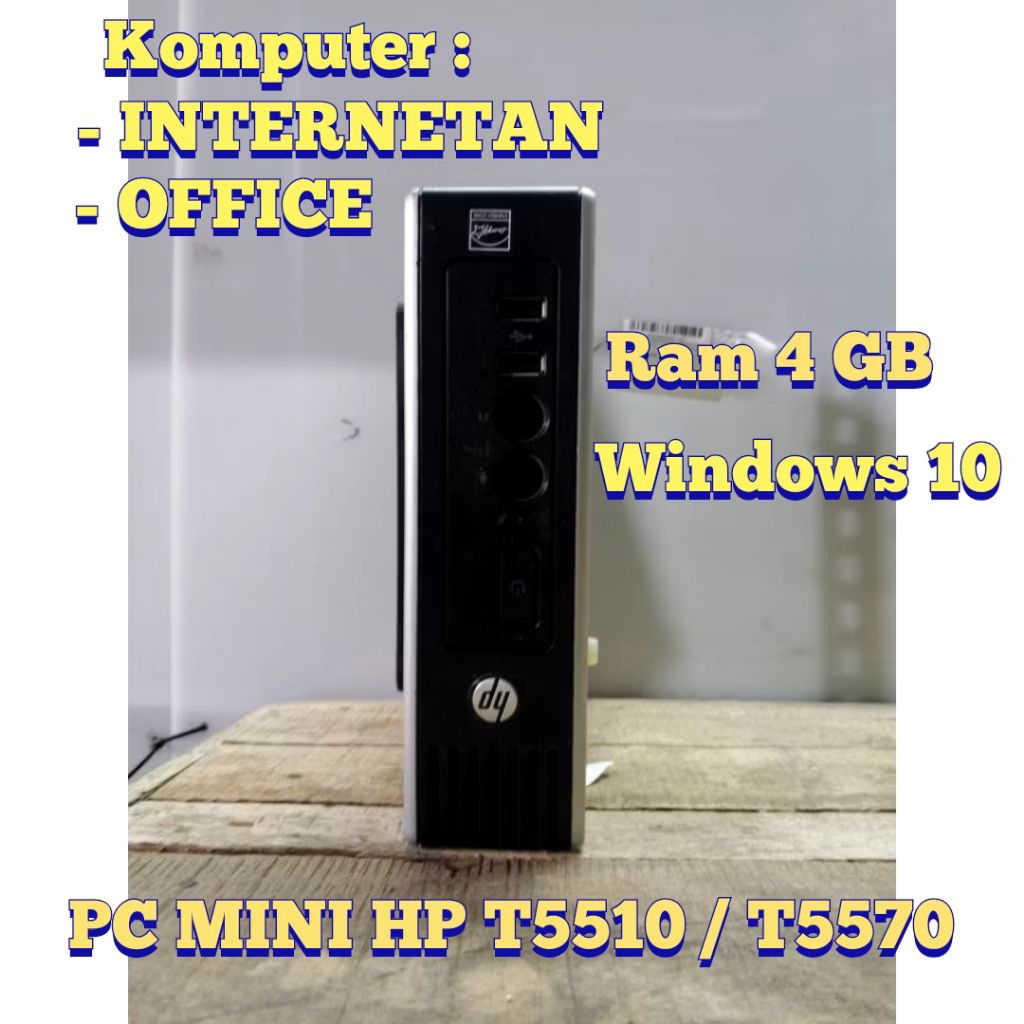 Mini PC HP Think Client T510 T570 Ram 4 GB Windows 10 (MURAH Spek Horeee)