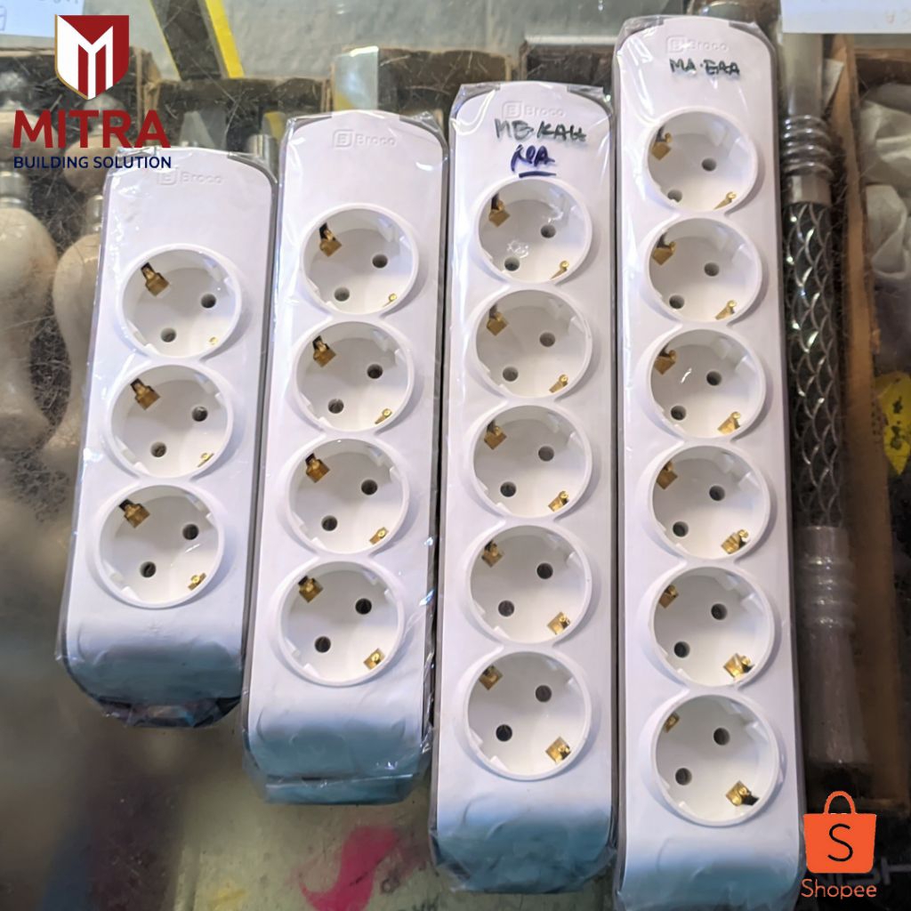 Terminal Listrik Kuningan Merk Broco 3-6 Lubang