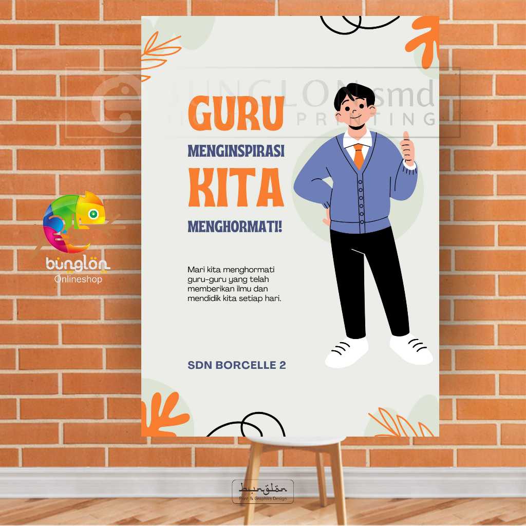 

Poster Guru Menginspirasi Kita Menghormati