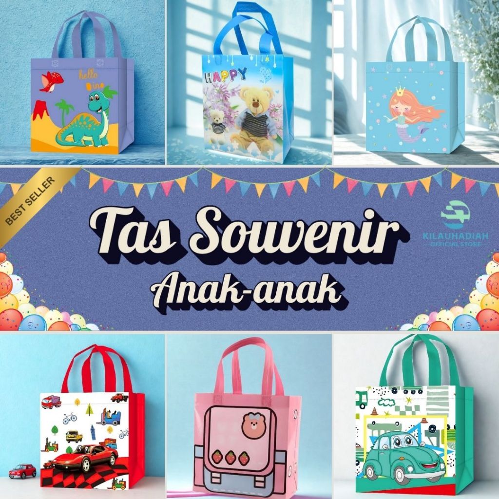 

【Model Baru】Tas Hadiah Anak Motif Kartun Lucu/Tas Belanja/Tas Ulang Tahun Anak Murah Grosir/Tas Ulang tahun anak/Tas kado
