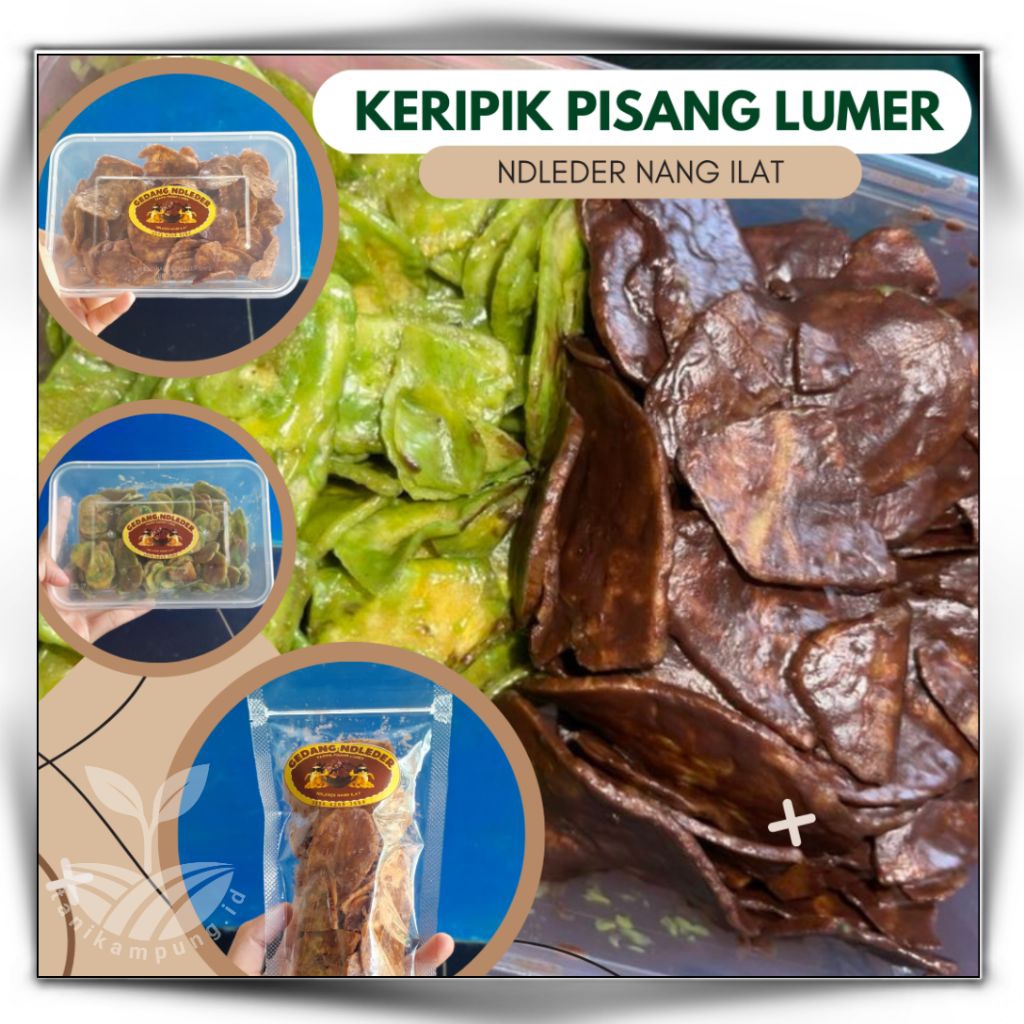 

[KERIPIK PISANG LUMER] Cemilan Viral Kekinian Kemasan Pouch 70 gram | Kemasan 500 ml 150 gram