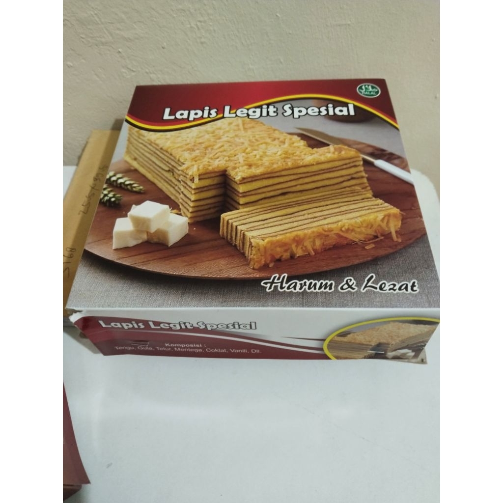 

Box/dus kue lapis legit isi 50pcs