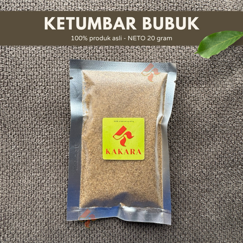 

KAKARA - Ketumbar Bubuk / Ground Coriander 20 gram bumbu dapur bumbu masak kemasan kecil