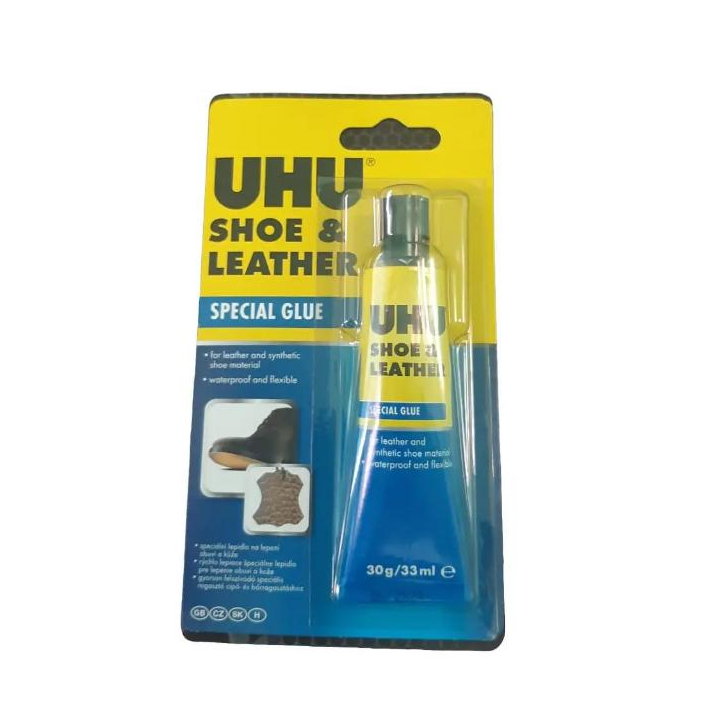 

UHU Shoe and Leather Special glue 30g/33ml Lem Kulit dan Sepatu - Fleksibel serta Tahan Air