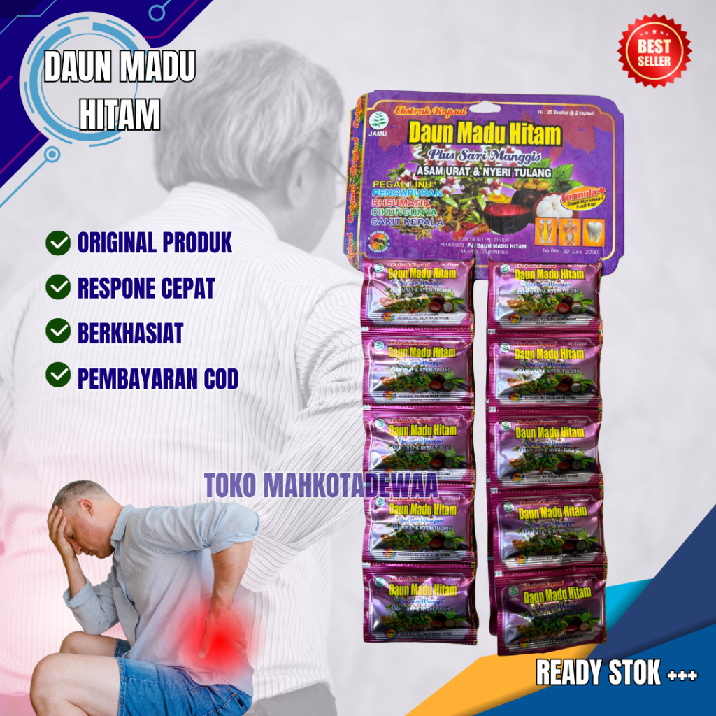 

Kapsul Daun Madu Hitam Plus Sari Manggis