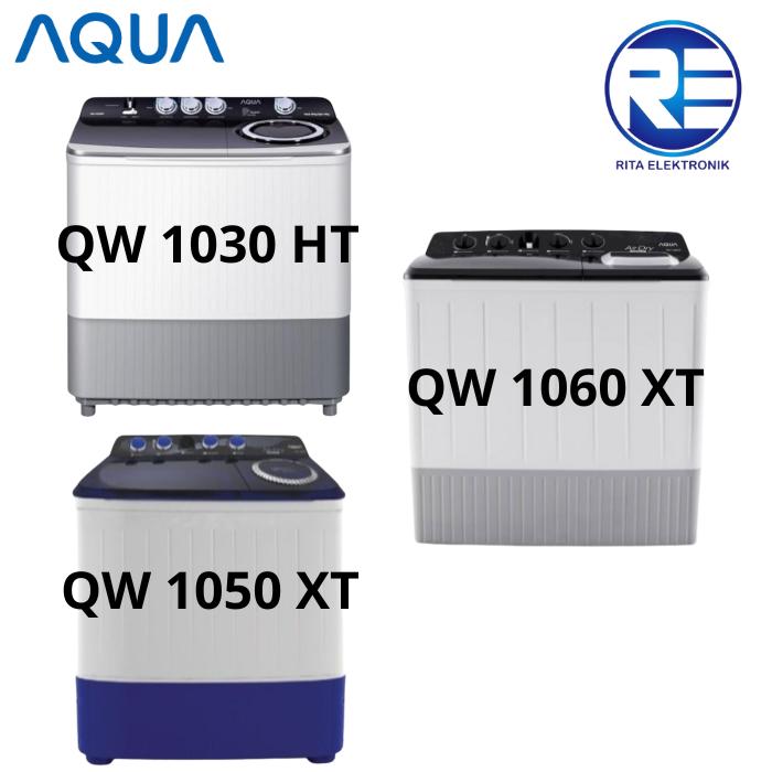 Aqua Mesin Cuci Dua Tabung 10 Kg Low Watt