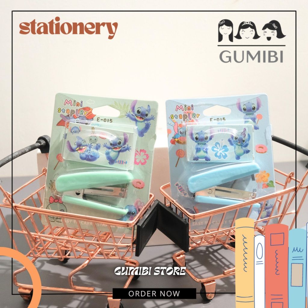 

STAPLER STITCH 2 IN 1 FREE ISI STAPLER STAPLES MINI KECIL MOTIF STITCH LILO SERIES STAPLES MINI LUCU KARAKTER STITCH TERMURAH