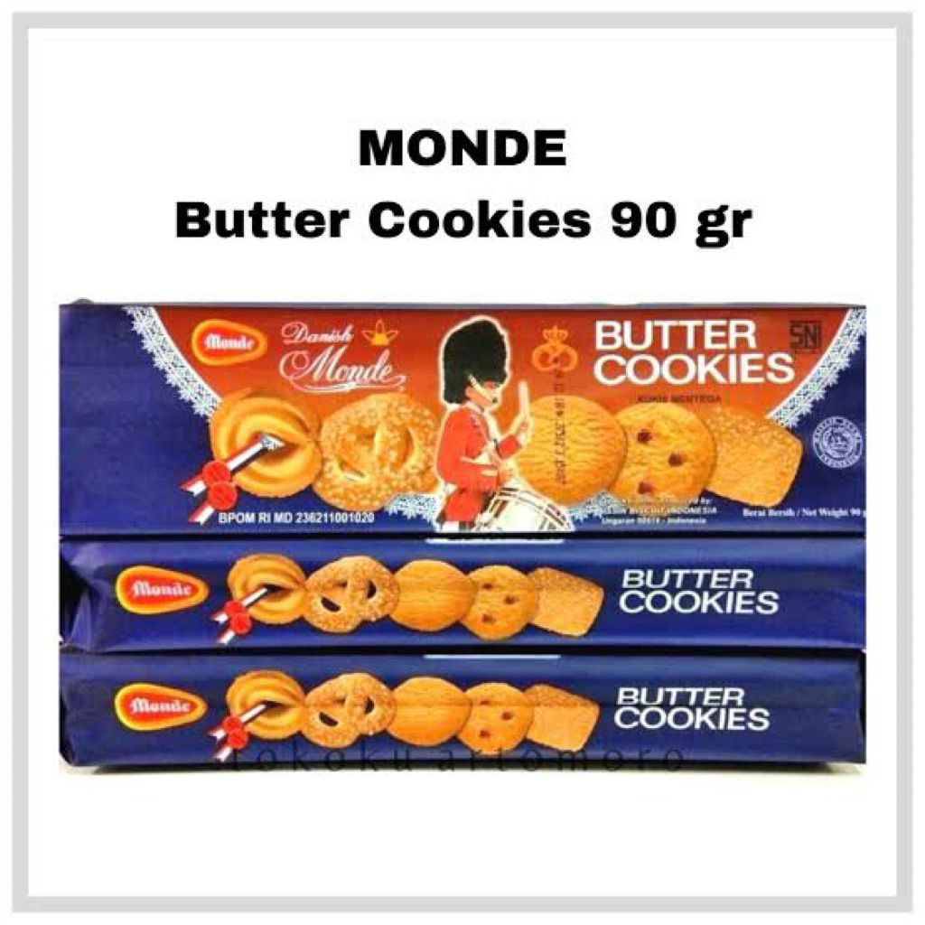

Monde Butter Cookies 90 Gram