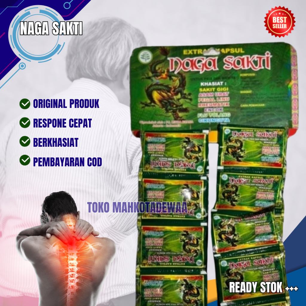 

Naga Sakti Original Kapsul Asam Urat 20 Sachet