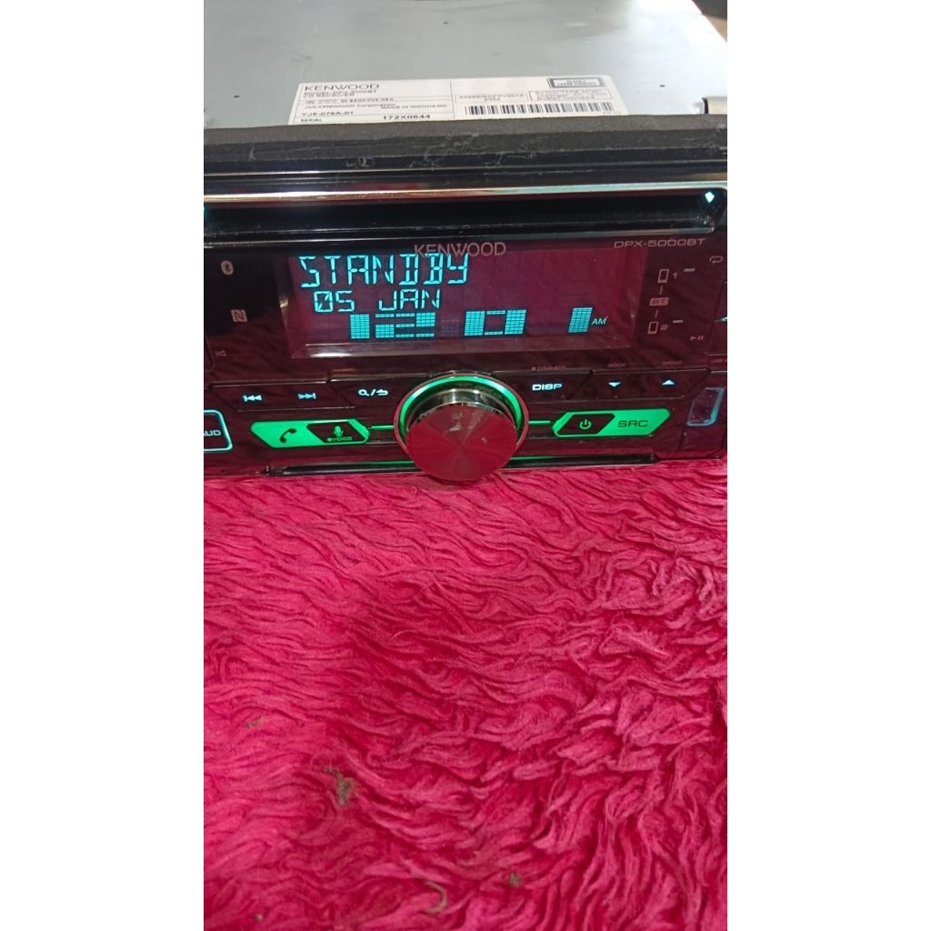 head unit Kenwood serinya dpx u5000 bt