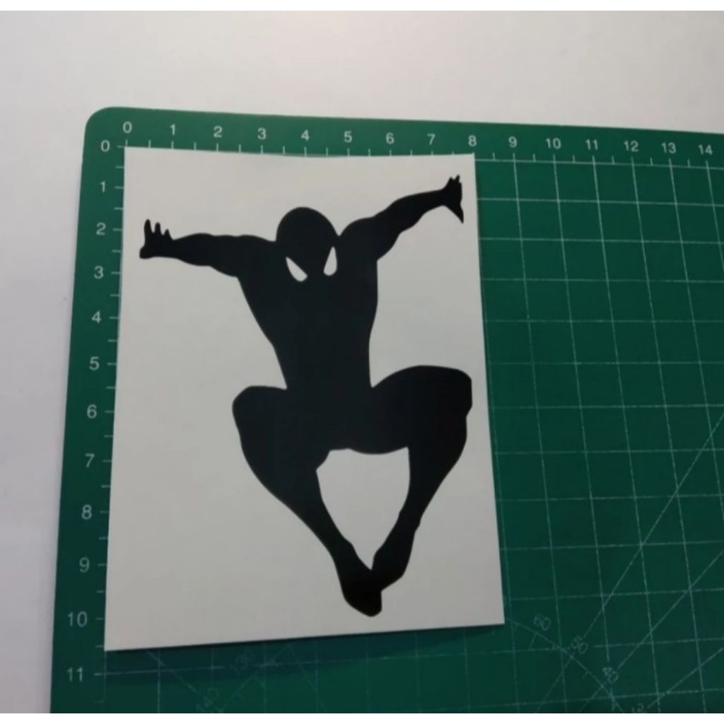 

stiker cutting spiderman