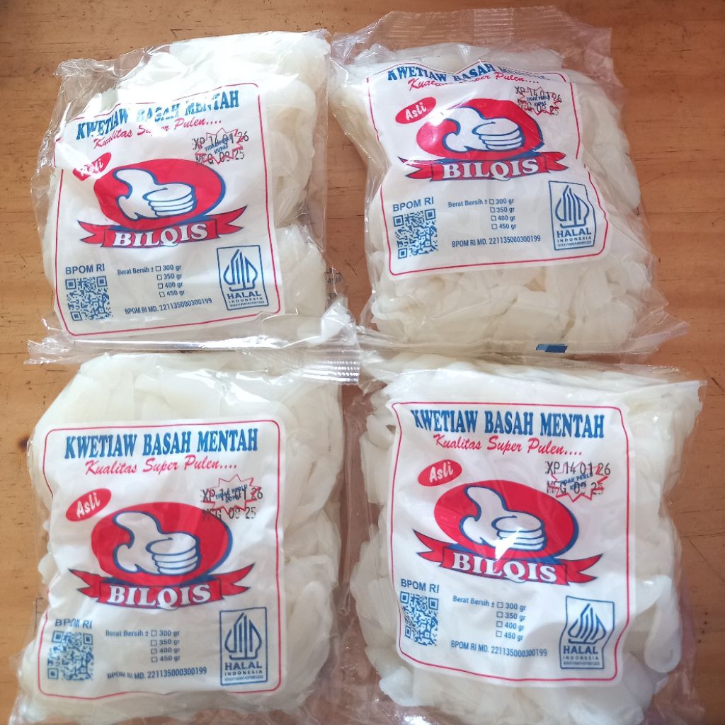 

Kwetiaw Basah Mentah