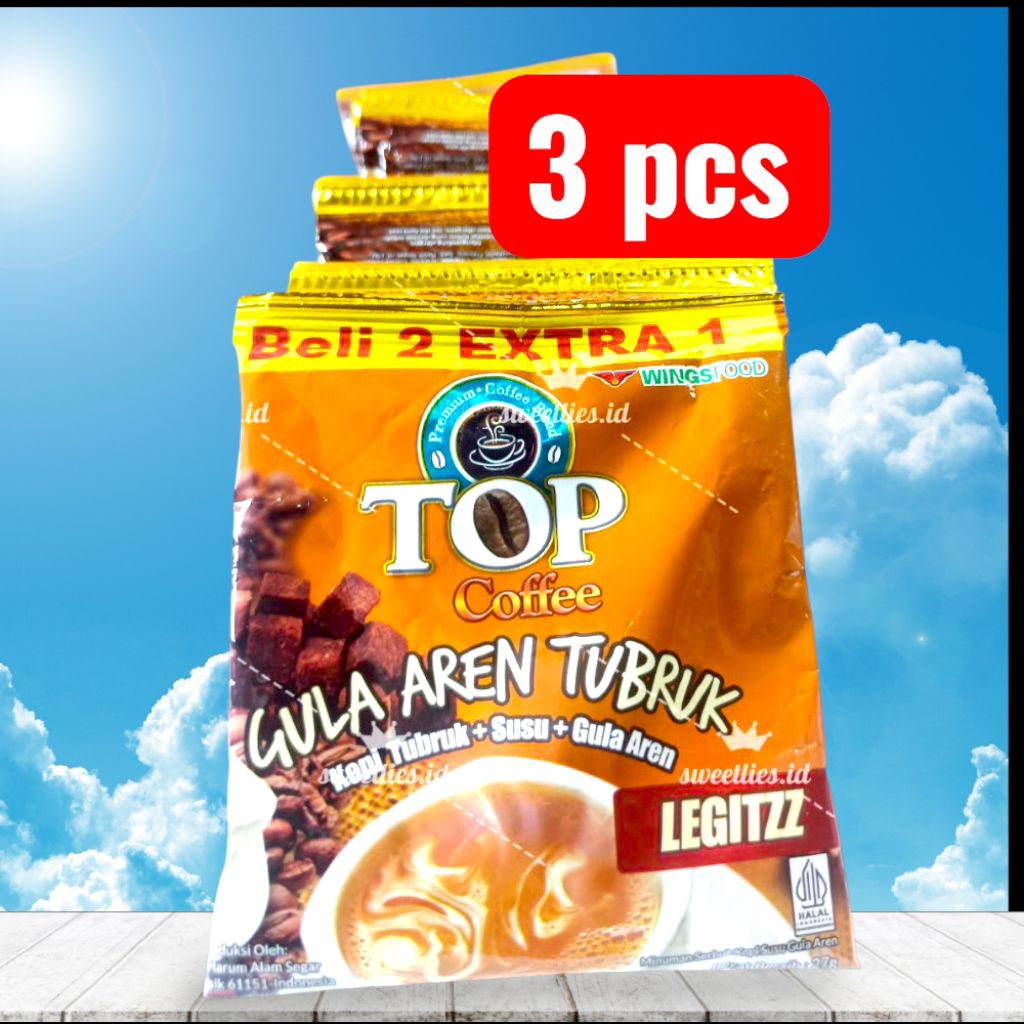 

top kopi gula aren tubruk 3pcs
