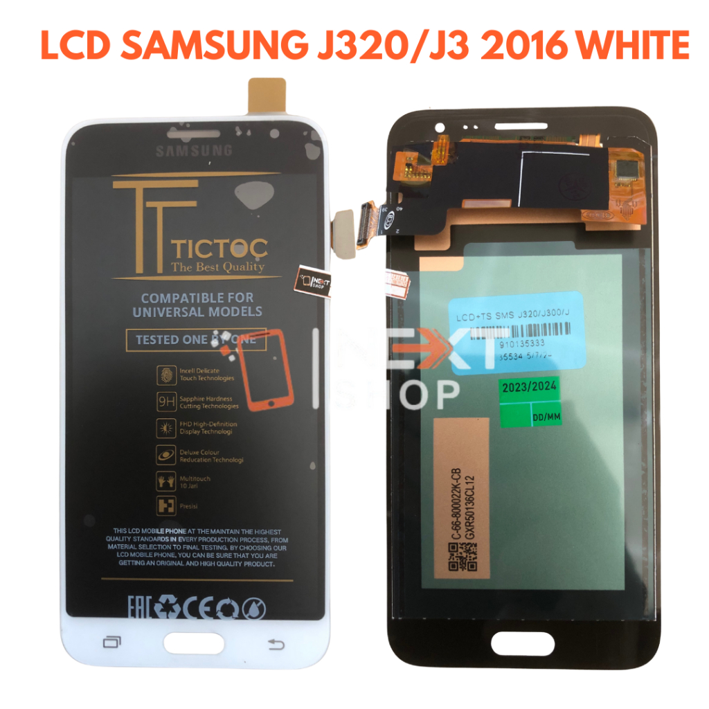 LCD TOUCHSCREEN SAMSUNG J320 / J3 2016 (BLACK / WHITE / GOLD ) FULLSET