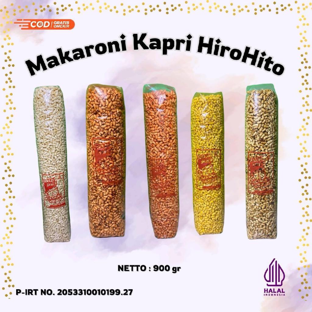 

MAKARONI KAPRI HIROHITO KERUPUK 1 BALL (900g) Camilan Snack Pedas Goreng Macaroni Food Cemilan