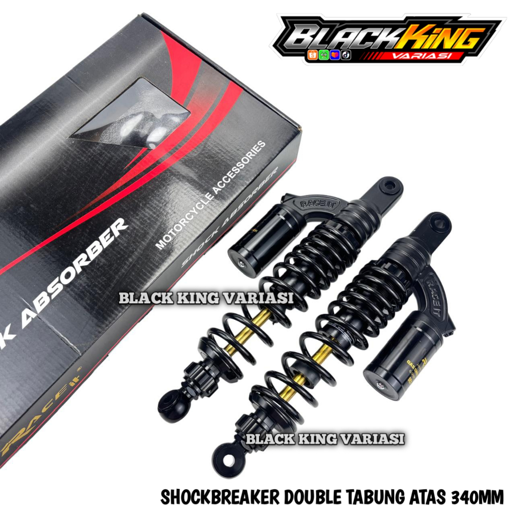 Shock Shockbreaker Ukuran 340mm Matic Bebek Shock Belakang 340MM Universal Shock Breaker Matic Bebek