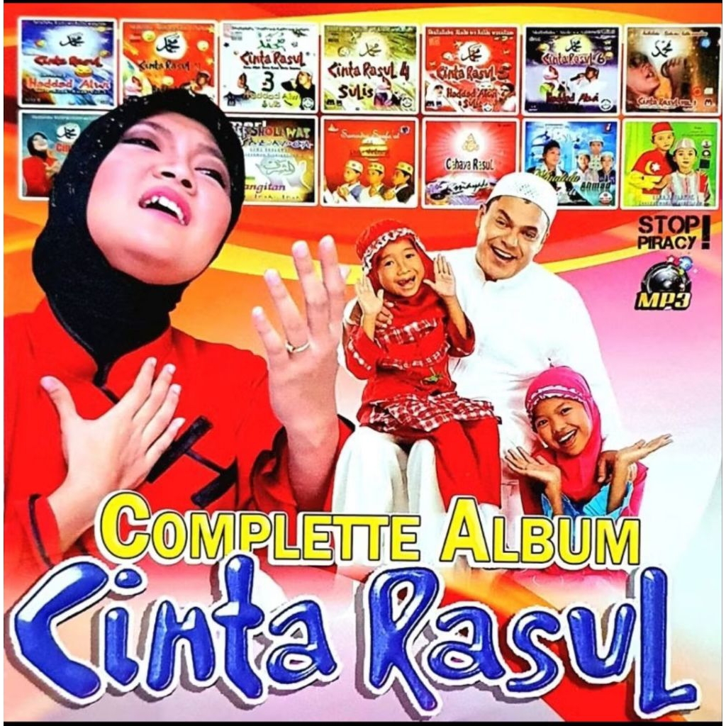 KASET CD MP3 LAGU RELIGI SHOLAWAT CINTA RASUL FULL ALBUM - CD MP3 MUSIK LAGU CINTA RASUL - KASET MP3