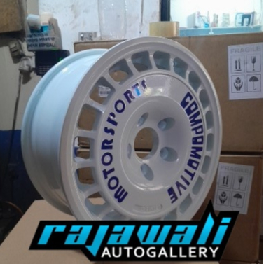 velg rl compomotive ring 15 rally look buat mobil ertiga apv grandmax innova crv