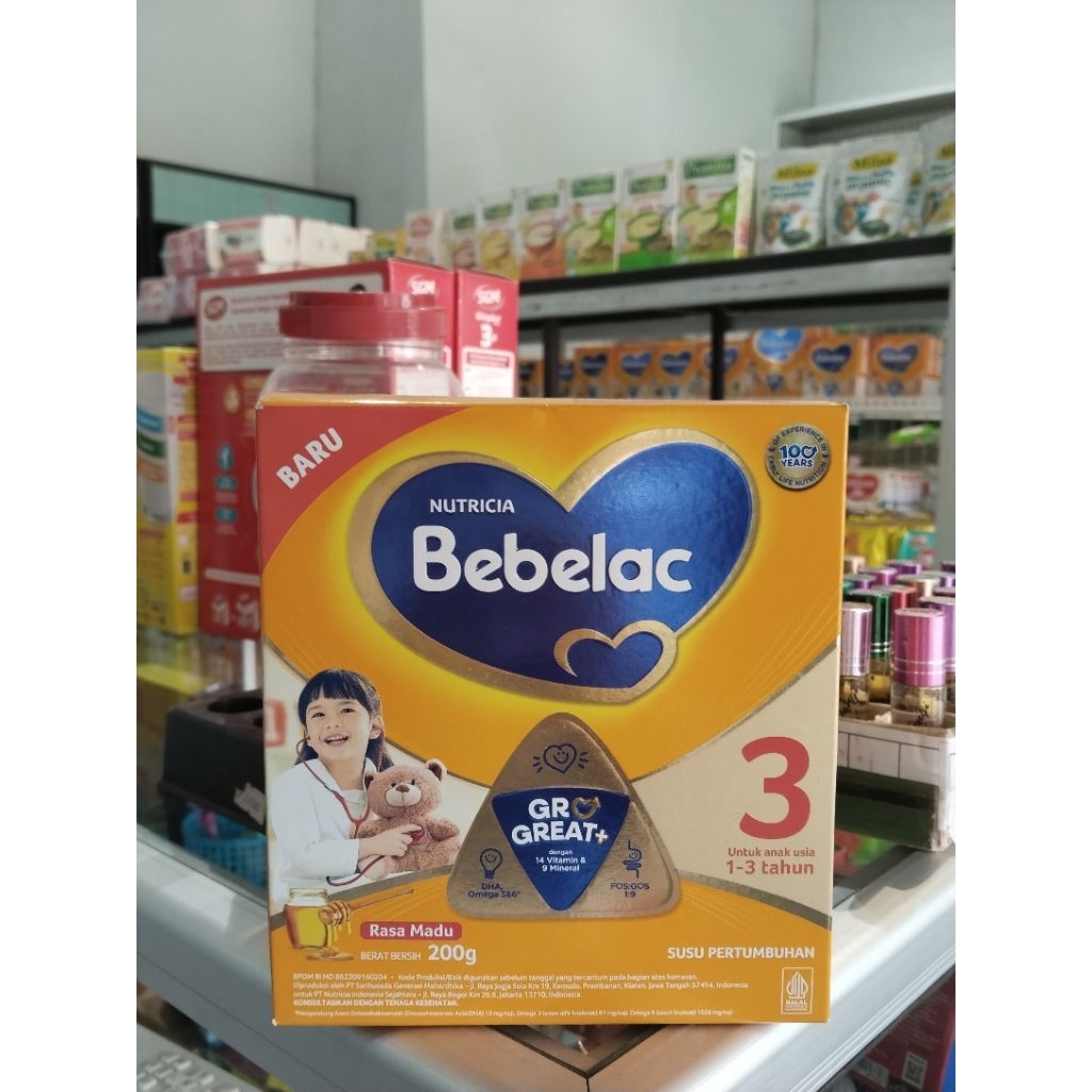

SUSU BEBELAC 200g -400g madu