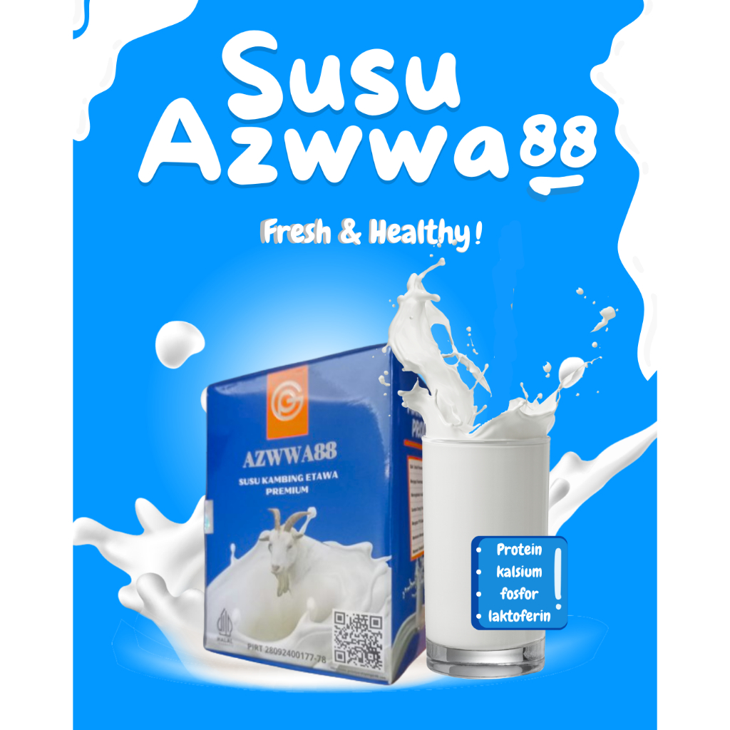 

Susu Etawa Super merk Azwwa88 isi 12 saset