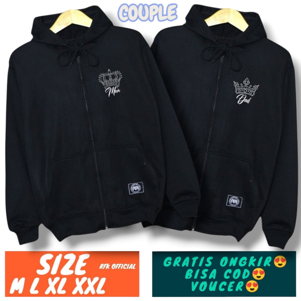 jaket couple pasangan / jaket couple resleting / jaket couple zipper  / Hodie couple pasangan / jake