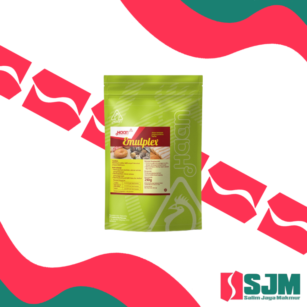 

Haan Emulplex 250 Gr – Pengikat Adonan & Penambah Kelembutan Kue