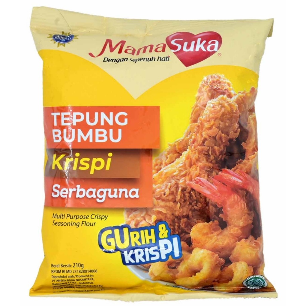 

MAMASUKA TEPUNG BUMBU KRISPI SERBAGUNA 210 GR