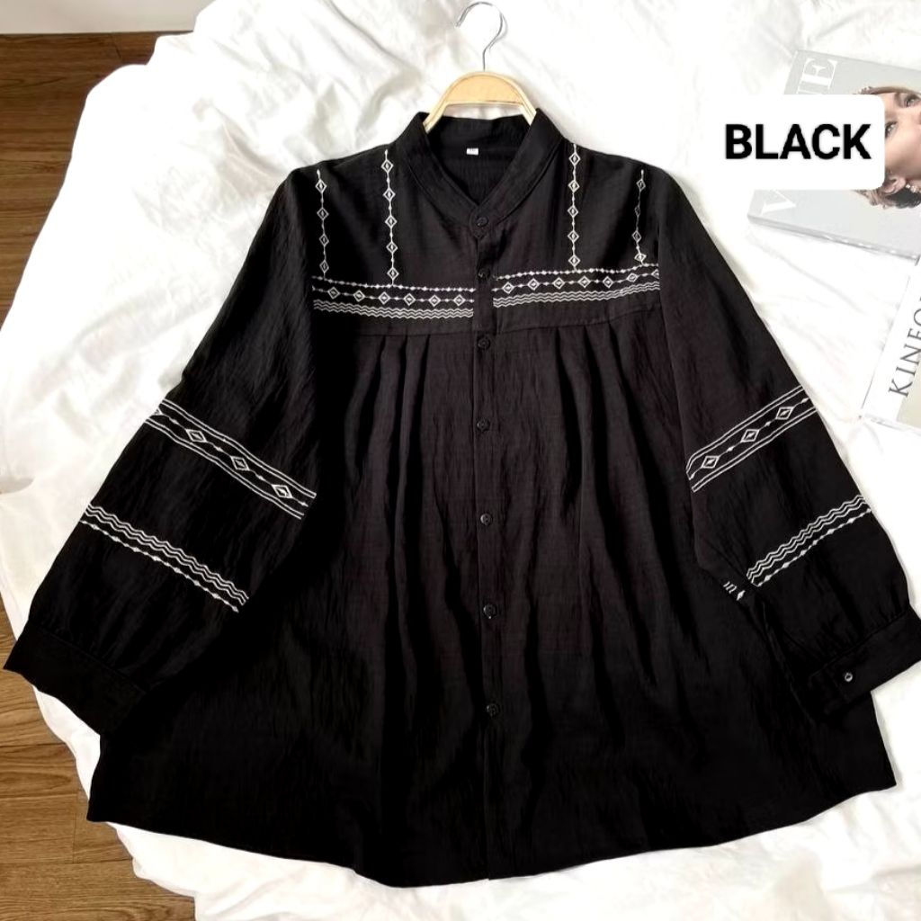 Atasan Wanita Jumbo LD 130 140 150 Baju Ukuran Besar Outfit Big Size Plus Size