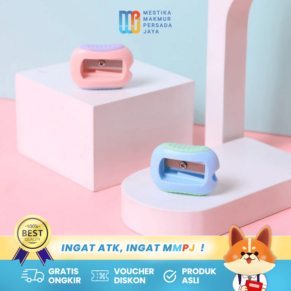 

Bantex Rautan Satu Lubang / Pencil Sharpener Single Hole Two Color Design BE1007