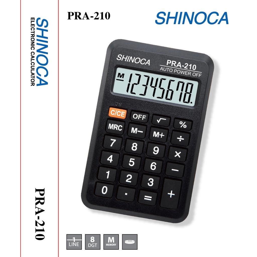 

KALKULATOR 8 DIGIT SHINOCA PRA-210