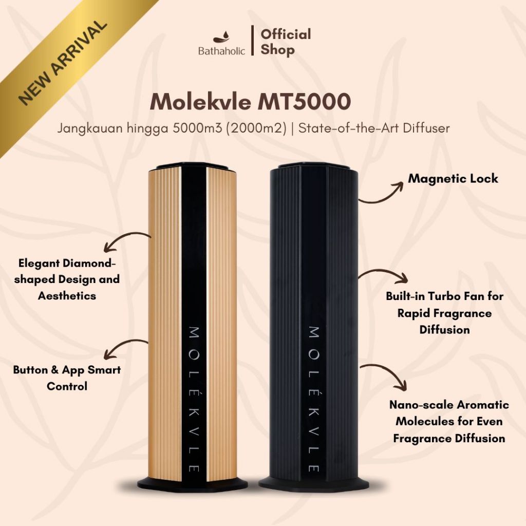 Bathaholic - Molekvle MT5000 Scenting Machine Premium / Diffuser Aromatherapy Pengharum Ruangan