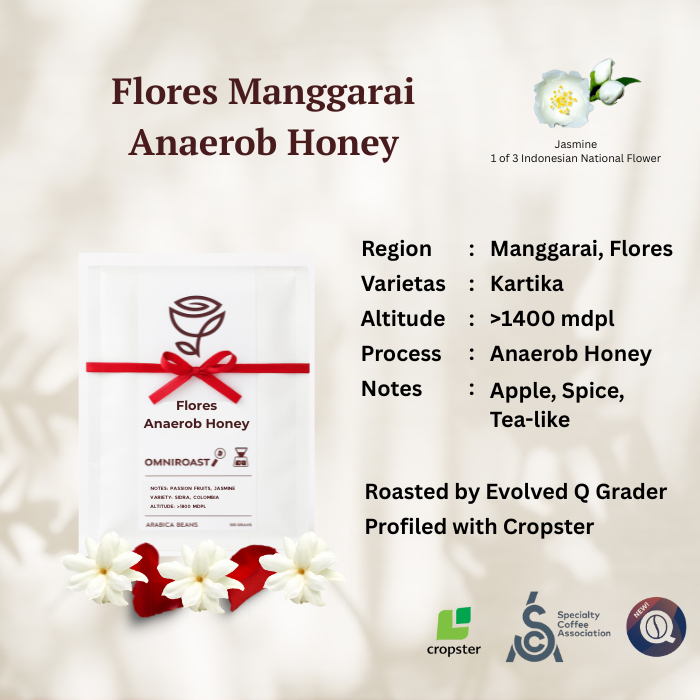 

Flores Manggarai Anaerob Honey - Single Origin Specialty Coffee Rosest Rosetery