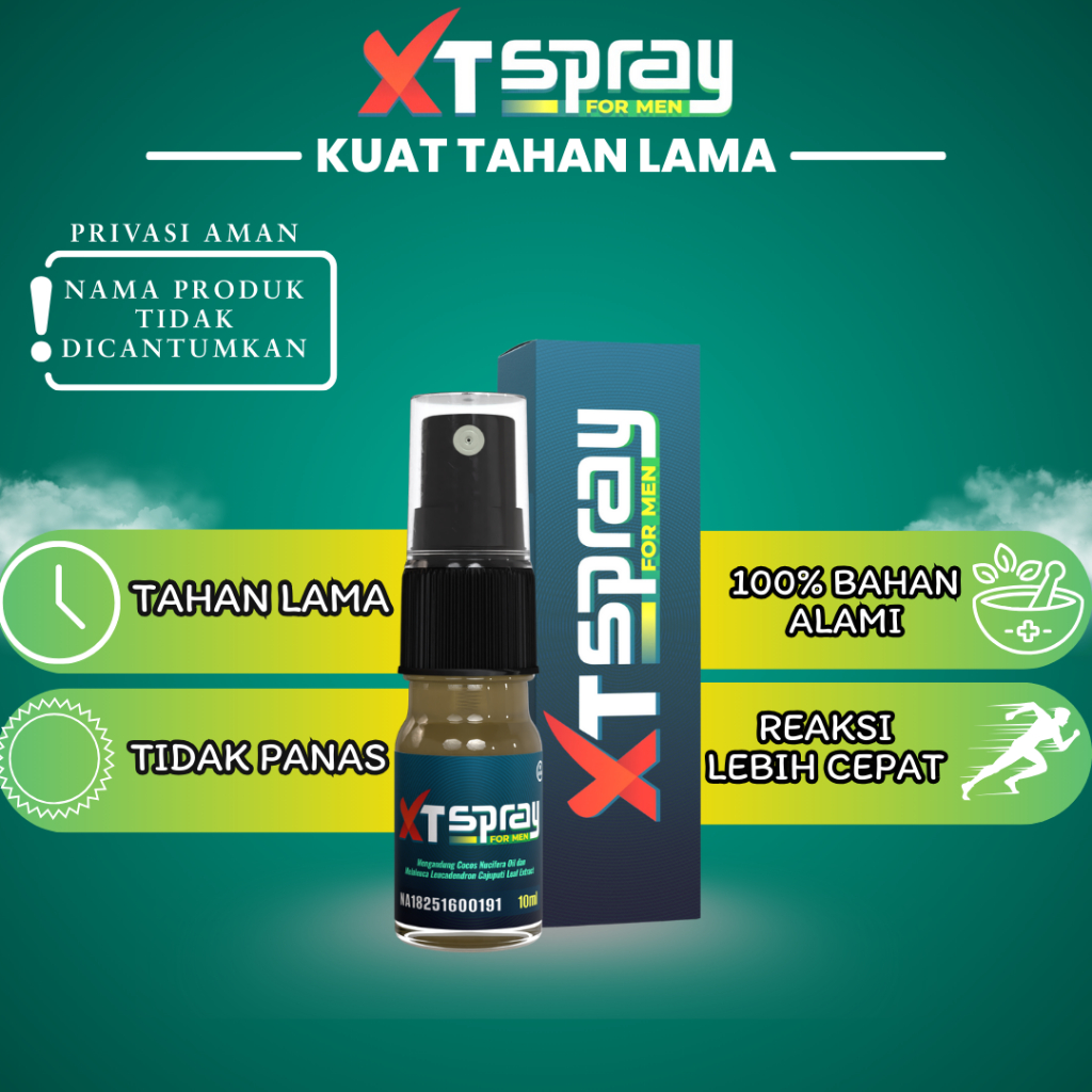 Obat Kuat XT Spray MINYAK REFLEKSI PIJAT TUBUH Obat Kuat TAHAN LAMA KHASIAT MANJUR BPOM ORIGINAL