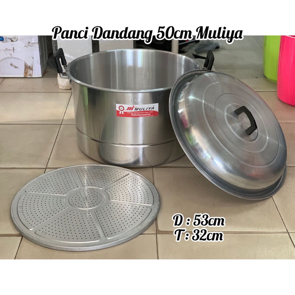 Panci Dandang 50cm Merk Muliya Panci Besar Bisa Dikirim Instan✨