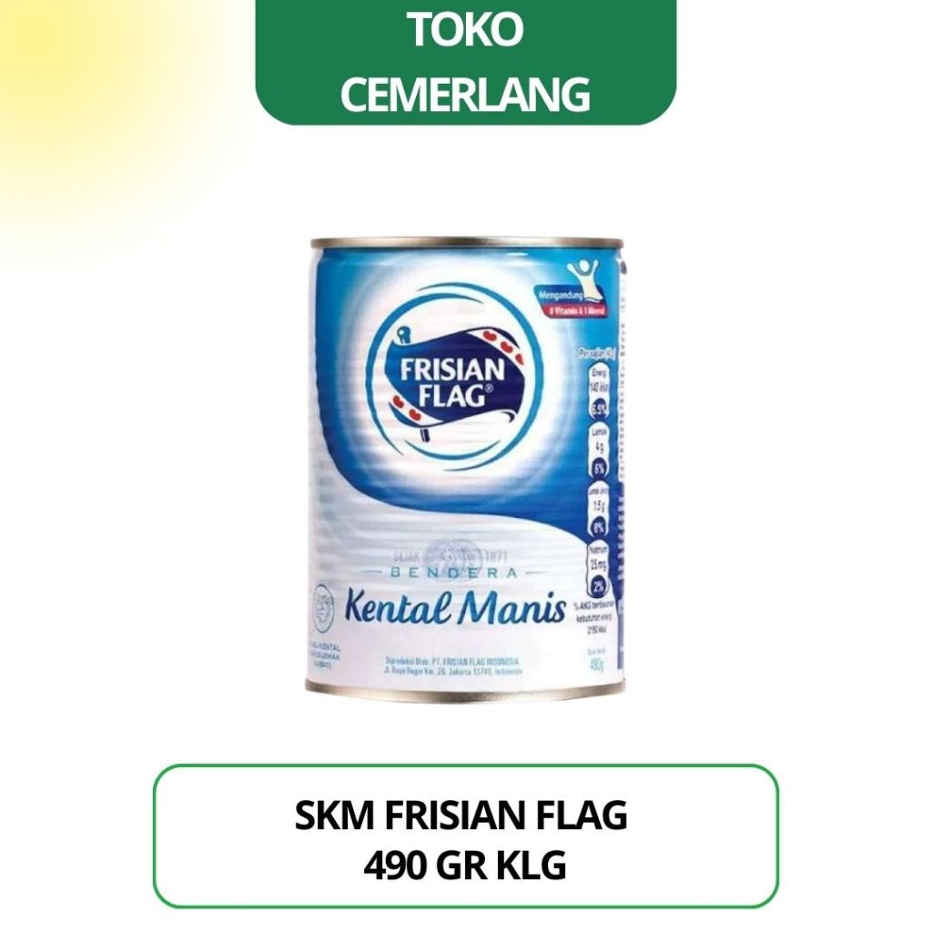 

Susu Kental Manis Frisian Flag Kaleng 490 gr
