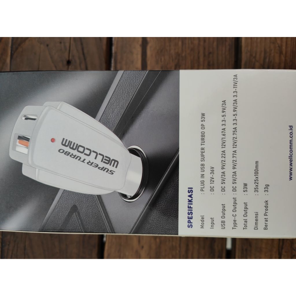 charger mobil super turbo 53w