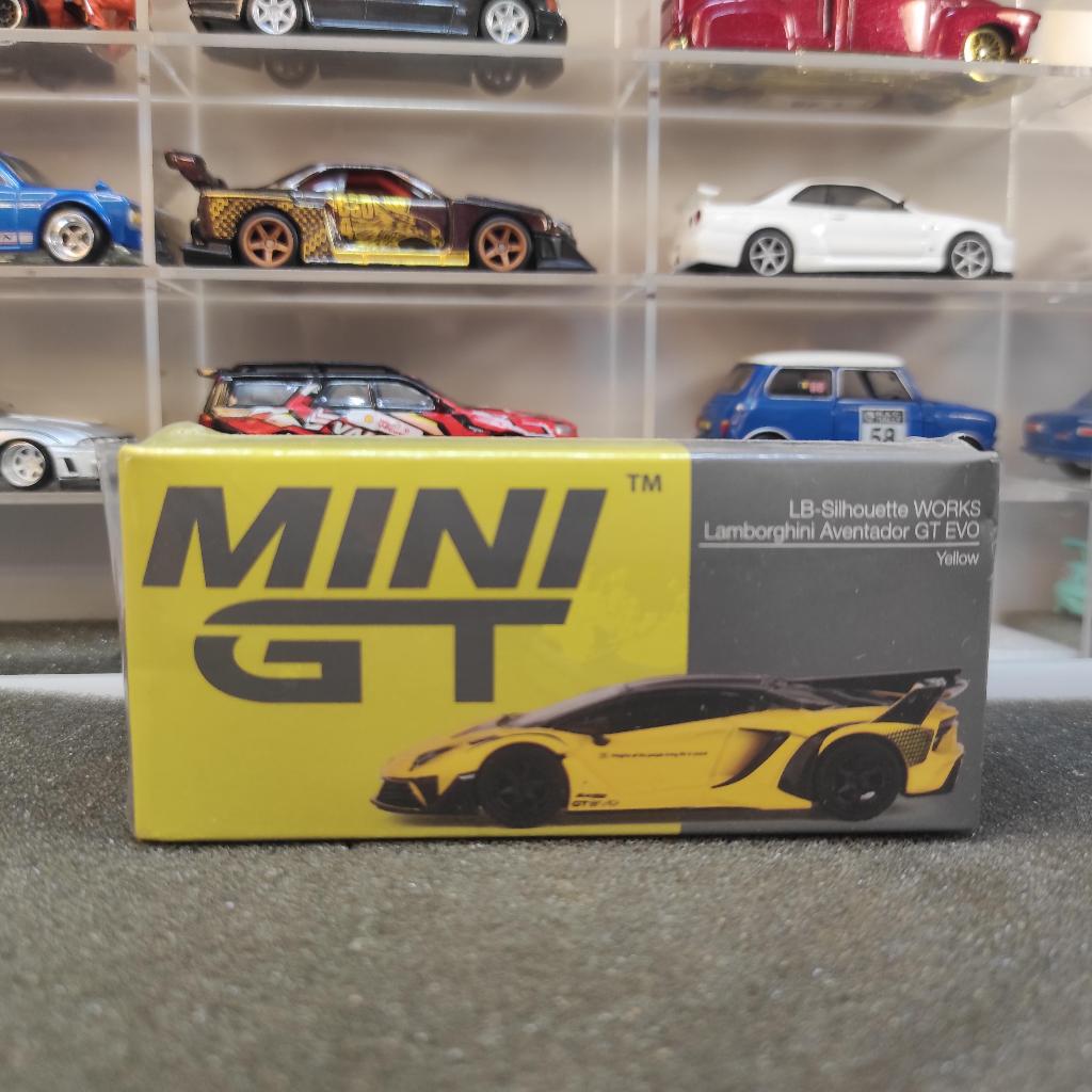 MINI GT 639 LB-SILHOUTTE WORKS LAMBORGHINI AVENTADOR GT EVO YELLOW
