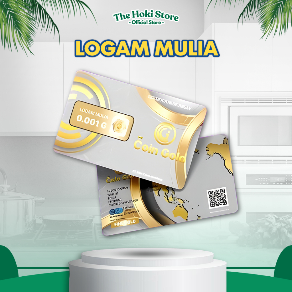 Logam Mulia 0.001 gram Coin Gold Coingold Babygold Mini gold Minigram Emas Kecil HOKI STORE