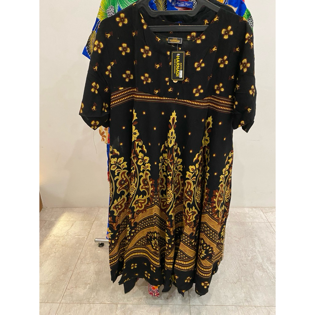 DASTER RAYON BATIK LENGAN PENDEK JUMBO