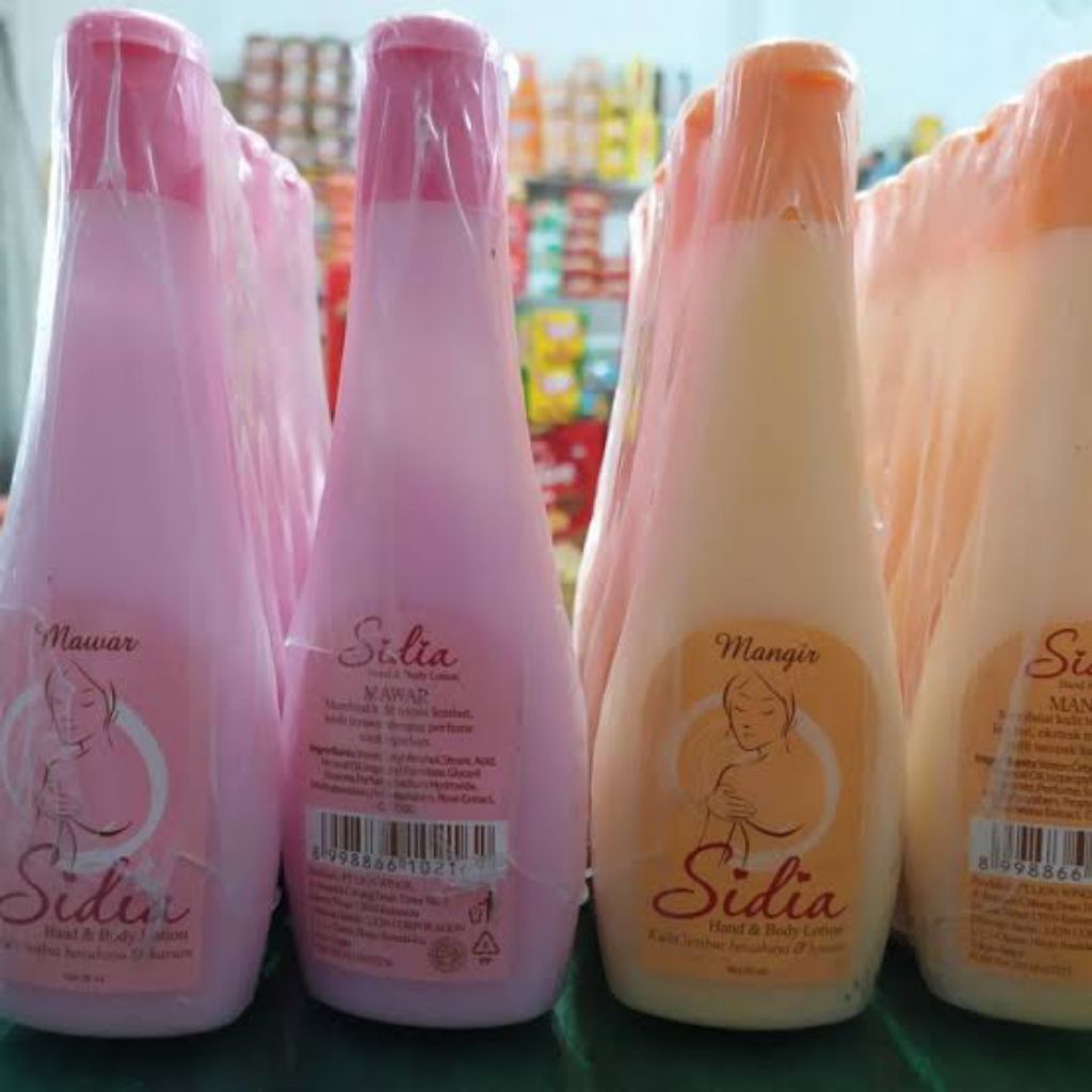 sidia handbody lotion 6pcs /90ml - parfum mawar dan mangir