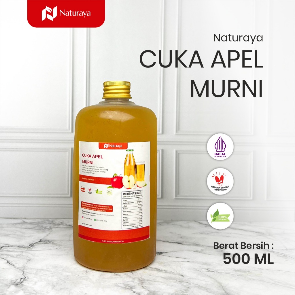 

Naturaya Cuka Apel With Mother Organik Alami Original 500ml Apel Vinegar Sari Apel Diet Detox Detoks Naturlife Nutrifarm Dari Bumi